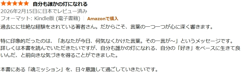 レビュー1枚目